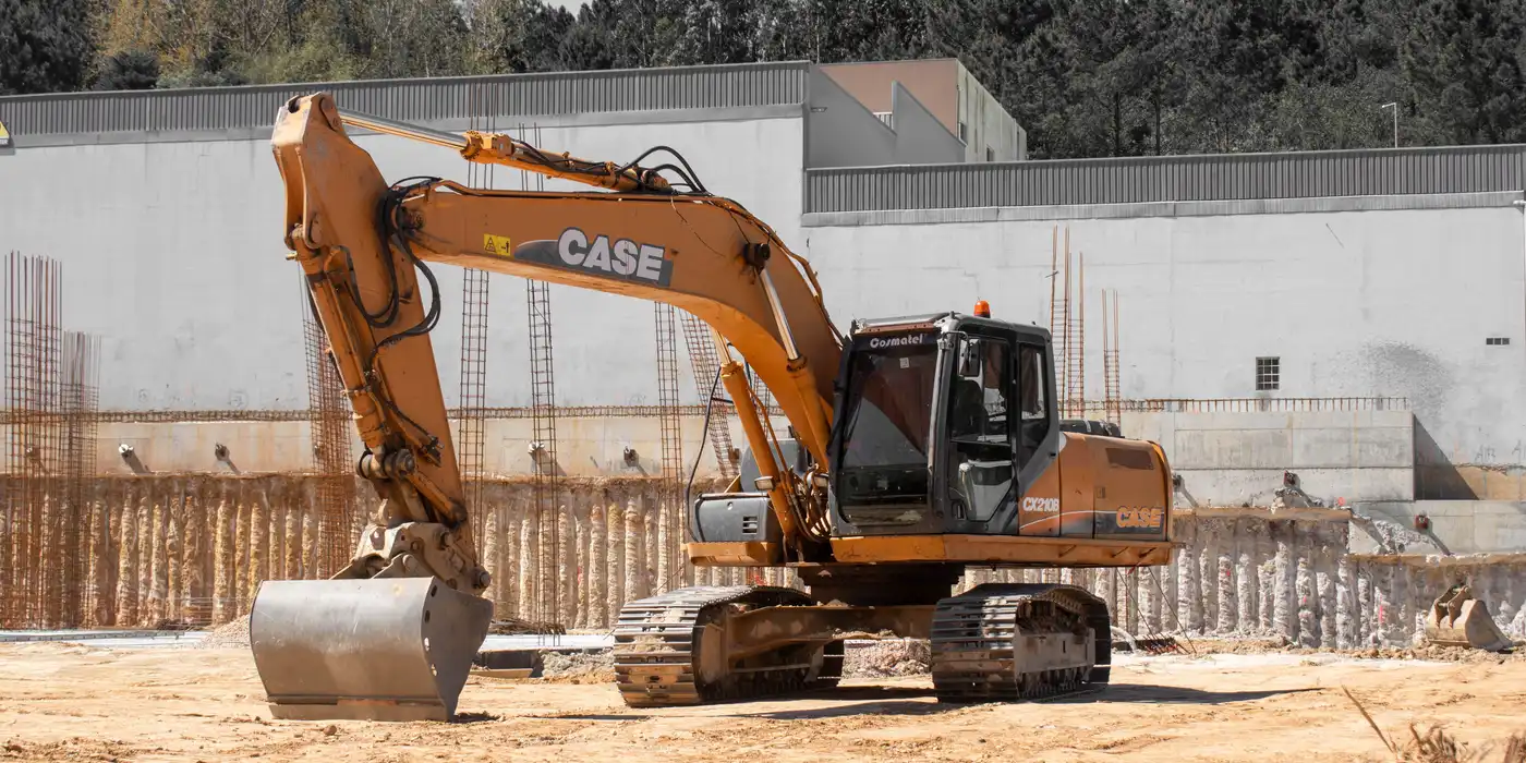 Excavation skid steer working on a job site in Phoenix